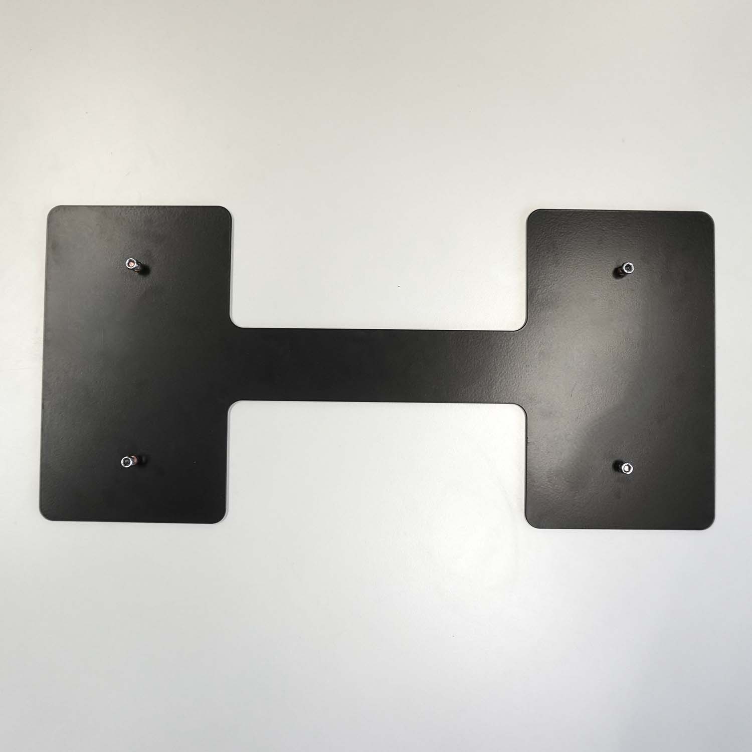 Installationsplatte schwarz von oben