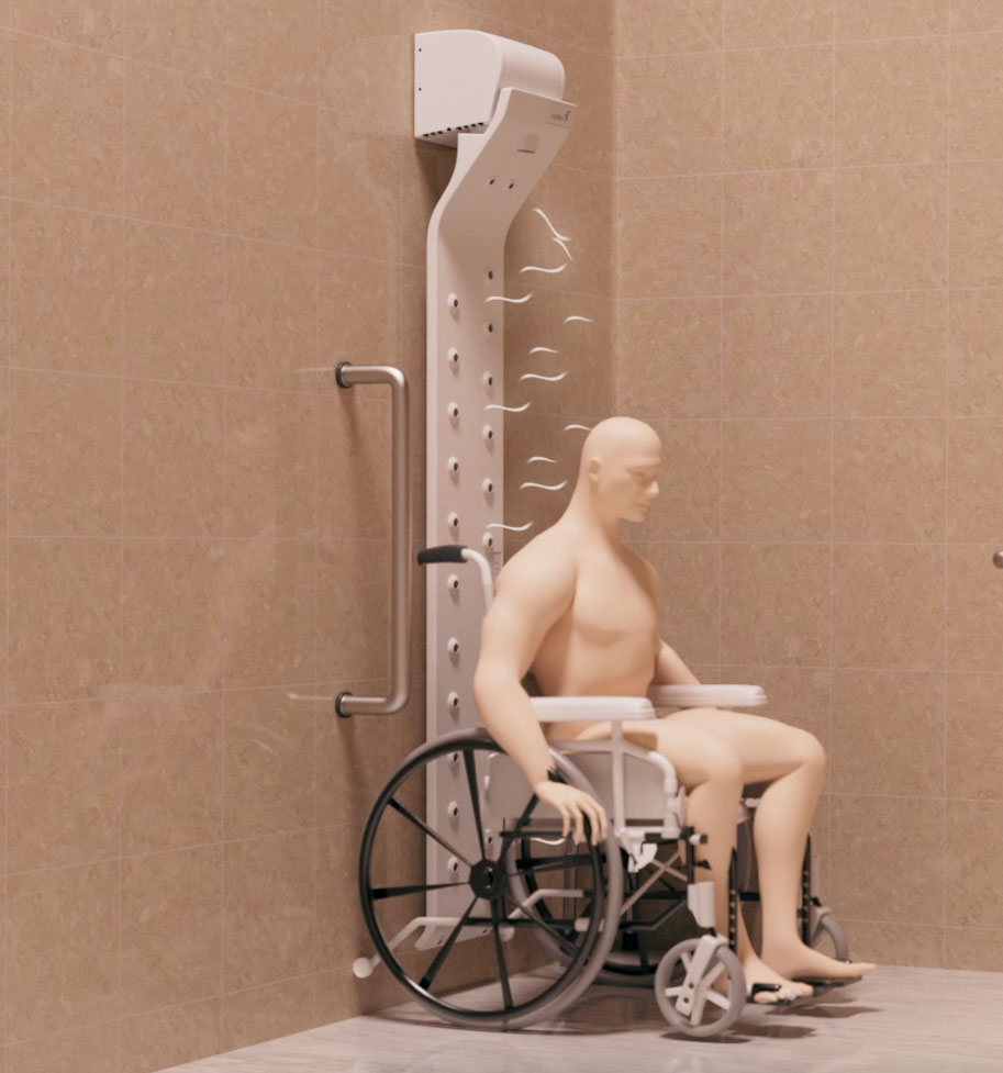 Altersgerechtes Bad - Rollstuhl